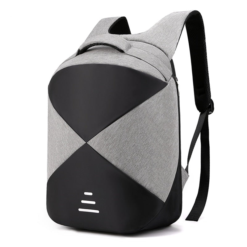 Mens Backpack Large Capacity USB Charging Bag Multifunctional Waterproof Casual Rucksack Male For Laptop 15.6 Inch