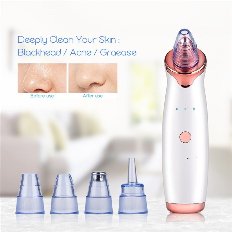 Vacuum Blackhead Remover Pimple Acne Removal Tool Skin Care Pore Cleaner Facial Diamond Dermabrasion Machine