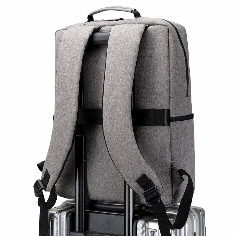 Man Backpack Waterproof Oxford Cloth Bag Multifunctional USB Charging Rucksack Male For Laptop Portable Business Bagpack