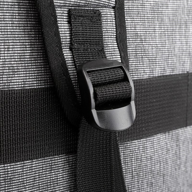 New Men's Business Backpack Urban Portable Gray Nylon Bag For Laptop 13.3 Inch Multifunctional Designer Summer Man Backbag