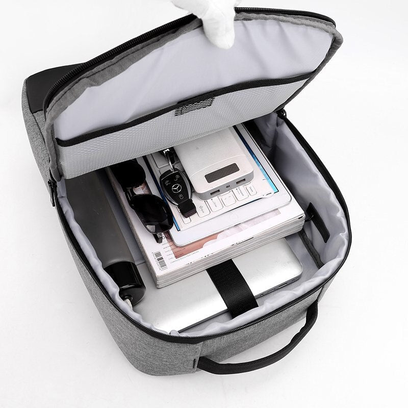 Man Backpack Multifunction USB Charging Bag Portable Waterproof Rucksack Male For Laptop 15.6 Inch Business Casual Backbag