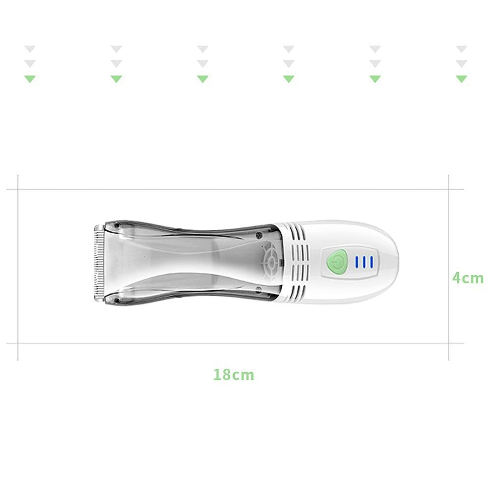 Vacuum Haircut Kit Mute Sleep Cordless Hair Trimmer Automatic Gather Hair Clippers Low Noise Home Use