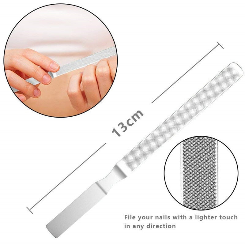 Professional Pedicure Tools Ingrown Toenail Tools Kit Nail Care Ingrown Toenail Removal Correction Clippers Foot Care 12 Pcs/Set