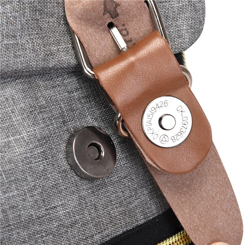 Men's Backpack Multifunctional Waterproof Oxford Cloth Bag For Laptop Portable Casual Business Rucksack Unisex Bag