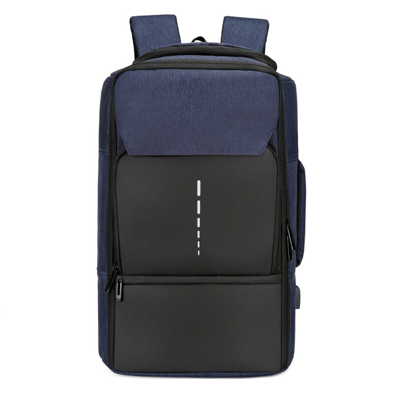 Business Men's Backpack Large-capacity Waterproof Bag Multifunctional USB Charging Laptop Bagpack Male Travel Office
