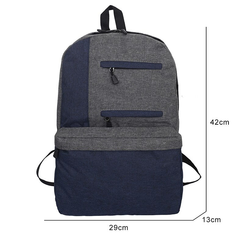 Multifunction Men's Backpack Casual Nylon Bag Male Business Portable Laptop Rucksack Unisex Bagpack Large Capacity Design