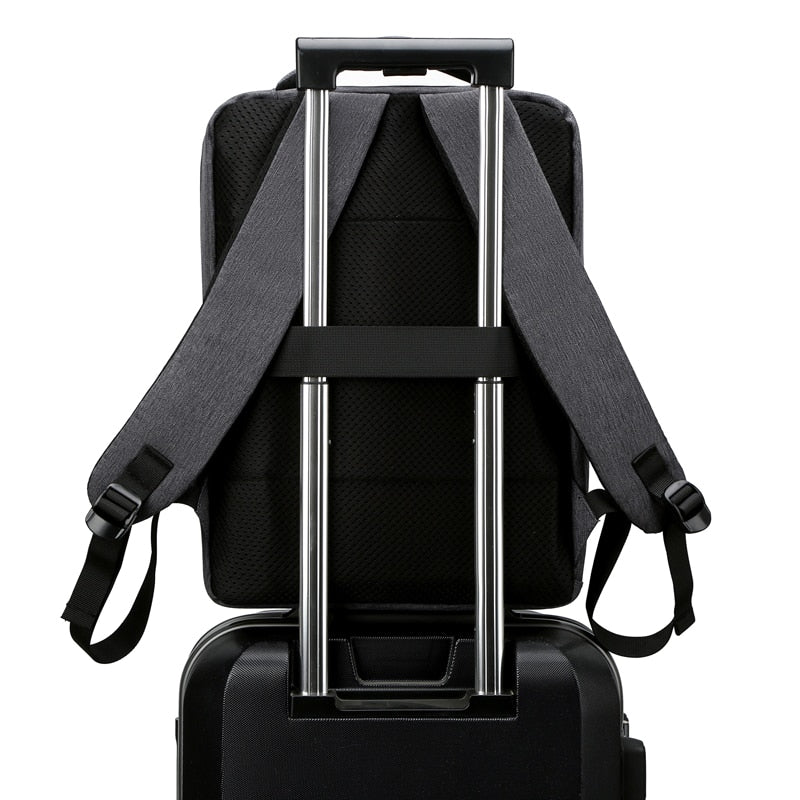 Men's Backpack Multifunctional USB Charging Bag Male Waterproof Oxford Cloth Rucksack For Laptop 15.6 Inch Urban Casual Bagpack