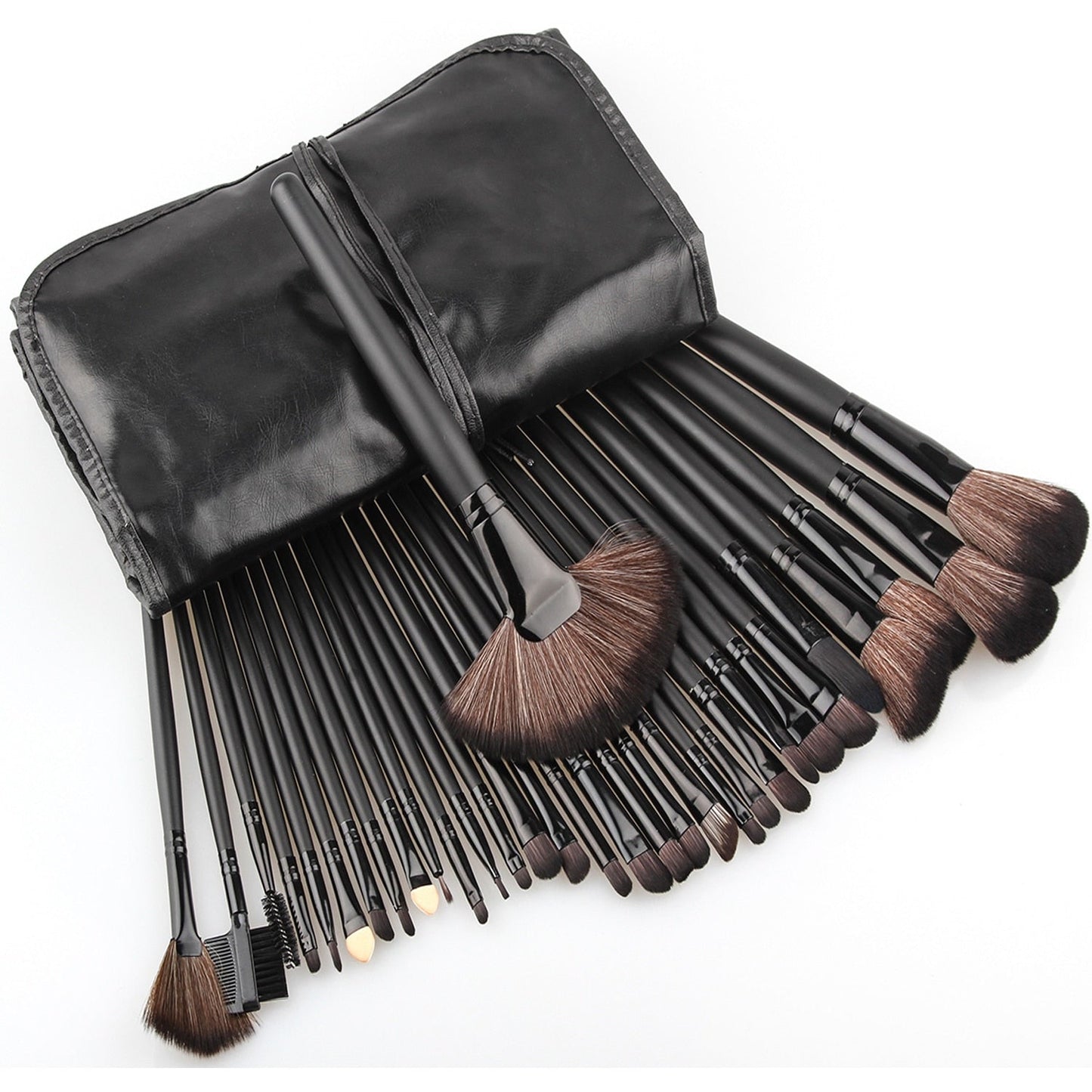 Professional 32pcs Black Makeup Brushes Set Powder Blusher Contour Cosmetic Beauty Tools Kit