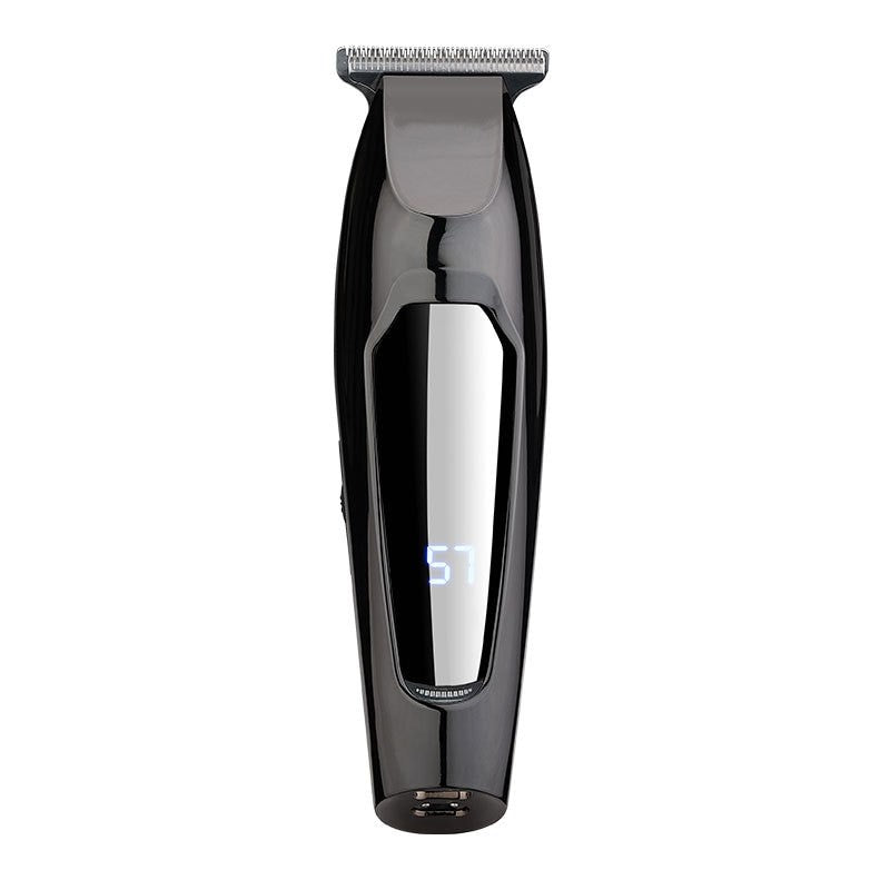 LCD Digital Display Rechargeable Hair Clipper Retro Electric Clipper Hair Salon Strong Electric Fader