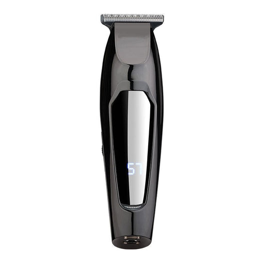 LCD Digital Display Rechargeable Hair Clipper Retro Electric Clipper Hair Salon Strong Electric Fader