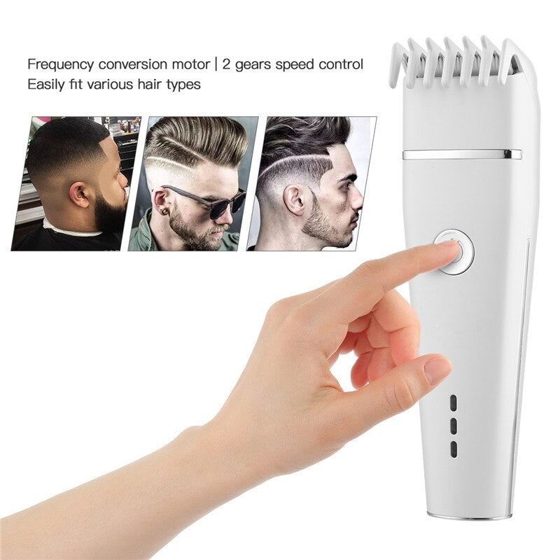 Electric Coldless Hair Clippers Low Noise Hair Cutting Shaver Adjustment Blade Haircut For Men Hair Beard Trimmer Machine