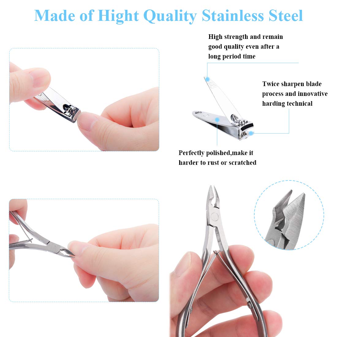 Professional Pedicure Kit 20 in 1 Professional Pedicure Tools Set Feet Scrubber Dead Skin Remover, Callus Remover for Foot Kit