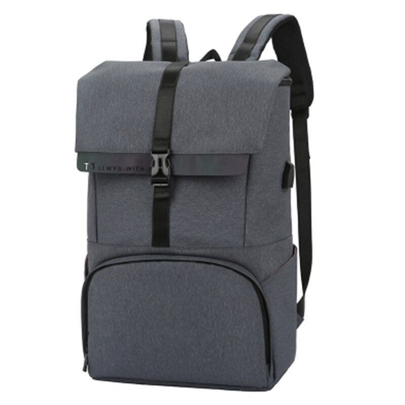 Men's Backpack USB Charging Business Bag Multifunctional Waterproof Oxford Cloth Rucksack Male Ultralight Laptop Backpack