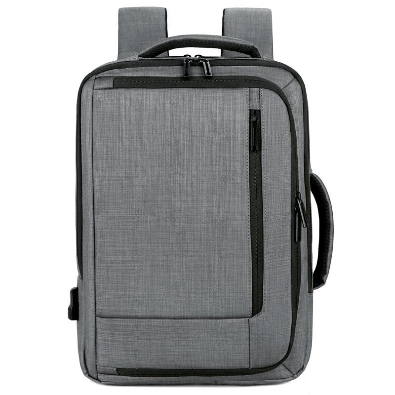 Men's Backpack Trendy Multifunctional Oxford Cloth Laptop Backpack USB Rechargeable Waterproof Business Bag For Man