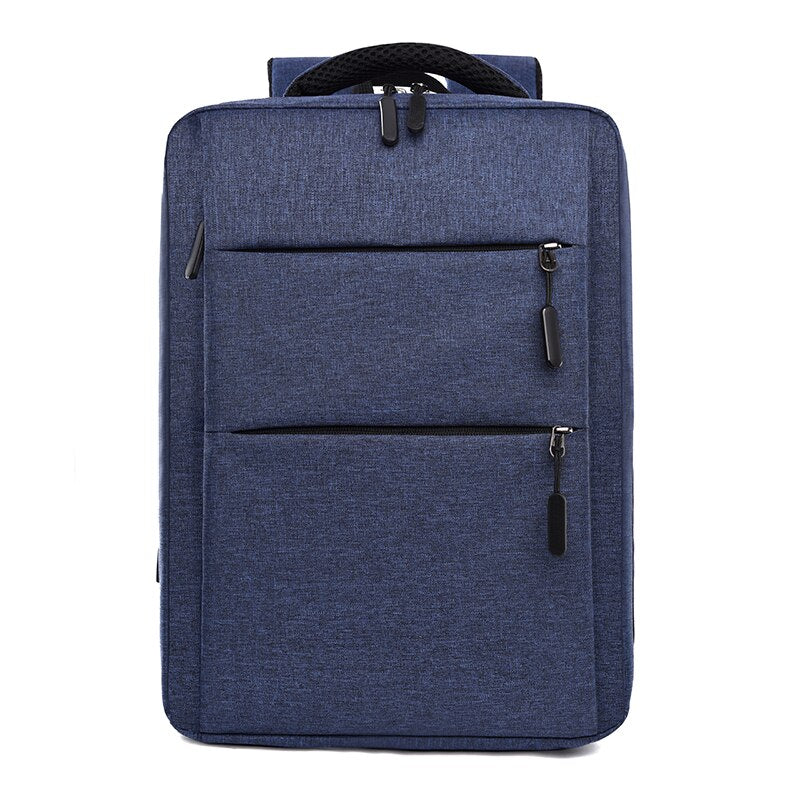 Business Man Backpack Waterproof Oxford Cloth Bag Multifunctional USB Charging Rucksack Male Large Capacity Laptop Bagpack