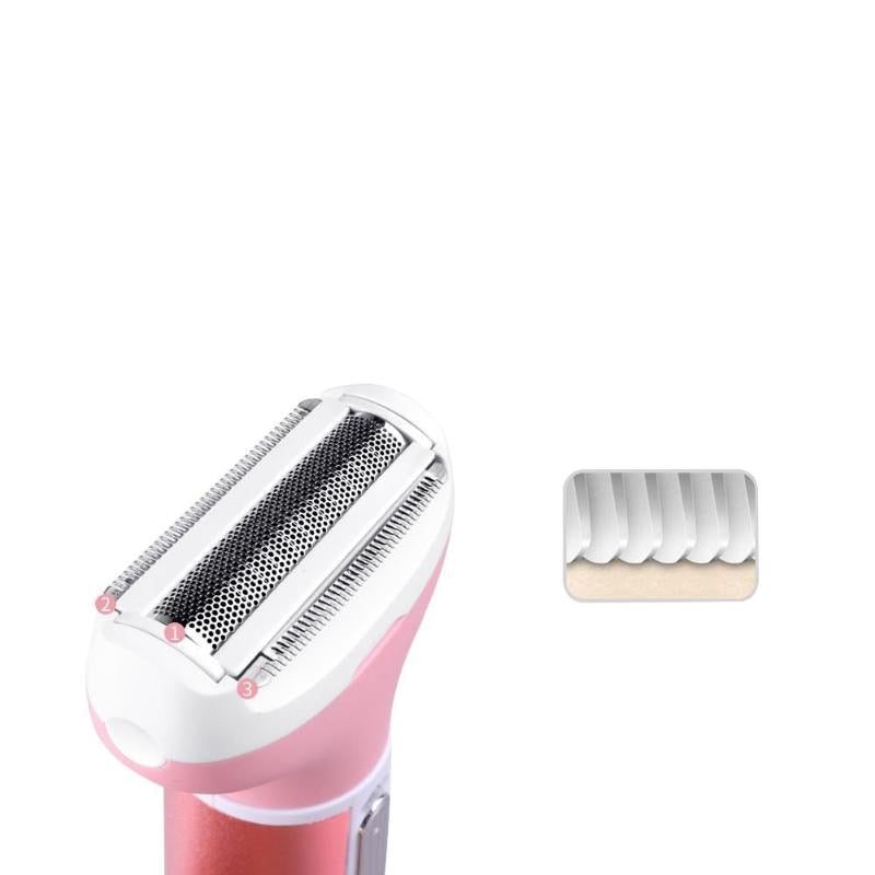NEW 4 In 1 Women Razor Shaver Beauty Instrument Body Epilator Nose Hair Removal Machine Lady Shaver
