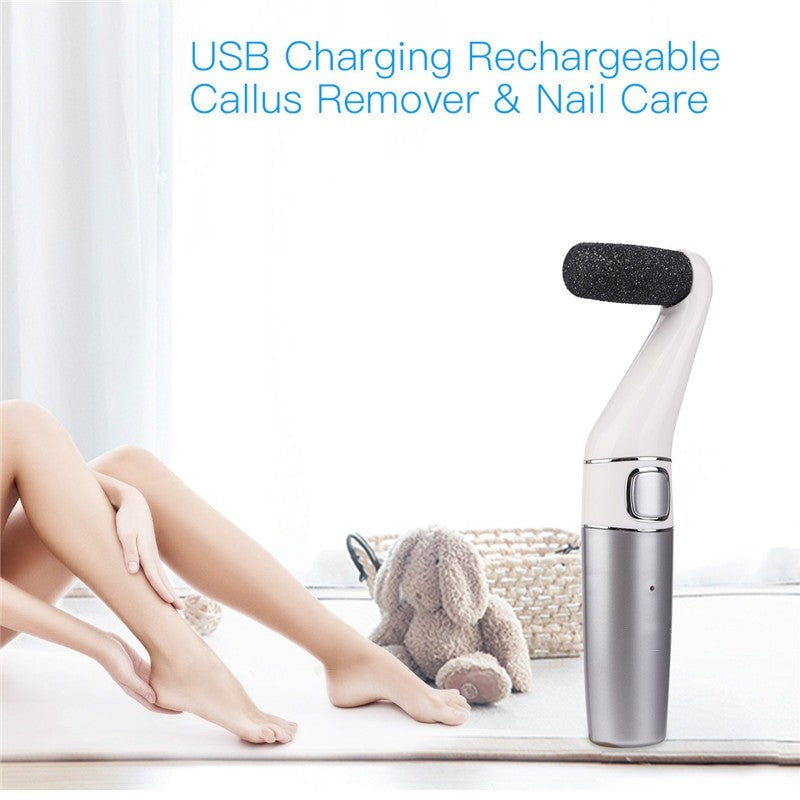 USB Charging Electric Callus Remover Rechargeable Smooth Machine Dead Hard Skin Callus Remover Pedicure Foot Care Tool