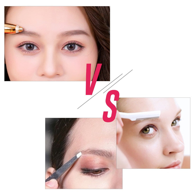 USB Rechargeable 3D Arch Blade Lady Shaver Circular Arc Cutter LED Light Design Painless Epilator Mini Hair Removal Trimmer