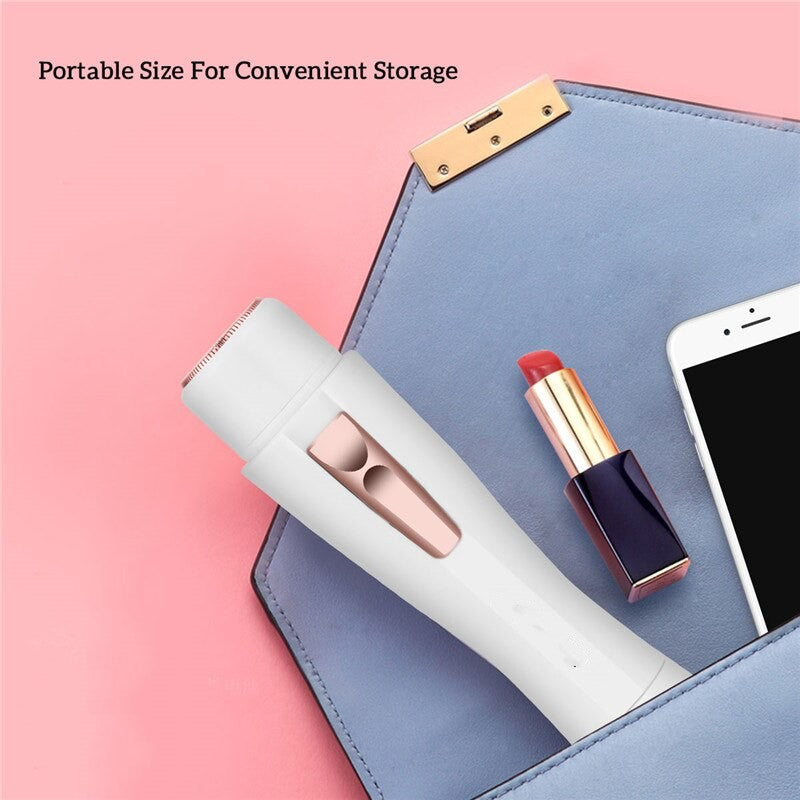 Women 3D Floating Electric Shaver Epilator No Pain Cordless Hair Removal Razor Leg Bikini Body Hair Shaving Tool USB Rechargeable