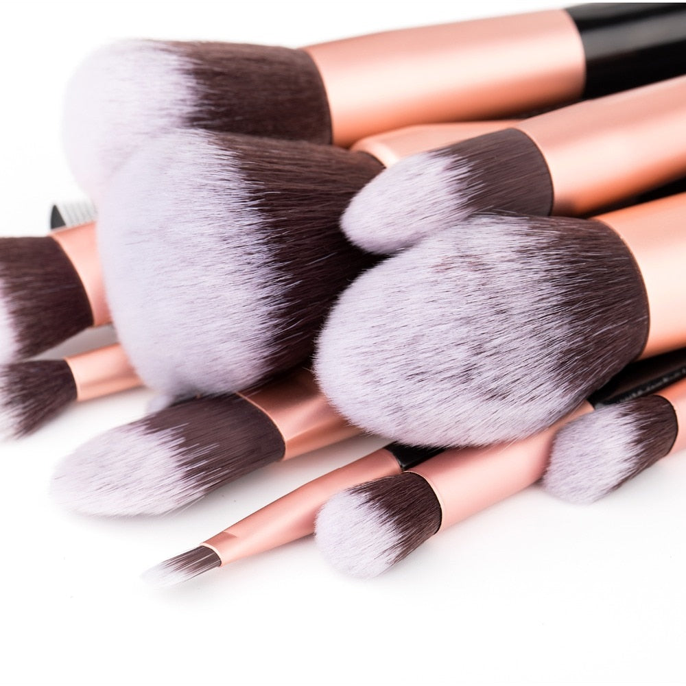 16pcs Makeup Brushes Set High Quality Foundation Powder Eyeshadow Blending contour Soft Brush Cosmetic Beauty Tools