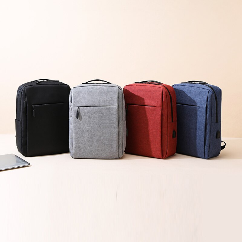 USB Charging Backpacks For Men Waterproof Oxford Cloth Bag Multi-function Laptop Rucksack Male Business Casual Bagpack