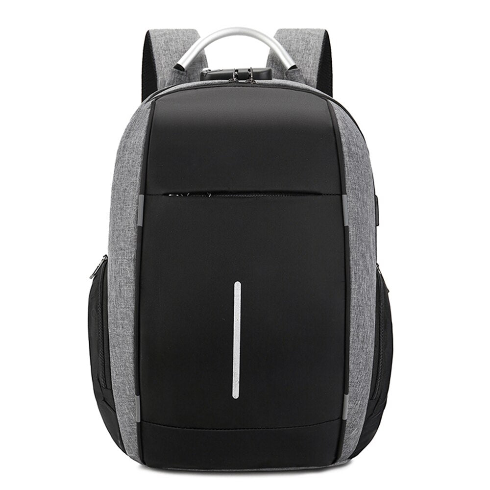 Men's Backpack Business Multifunctional USB Charging Notebook Bag For 15.6 Inch Casual Waterproof Backbag For Man