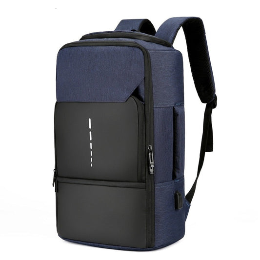 Business Men's Backpack Large-capacity Waterproof Bag Multifunctional USB Charging Laptop Bagpack Male Travel Office