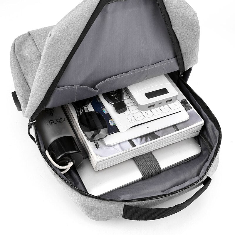 Men's Backpack Multifunctional Waterproof Business Bags Portable Casual Rucksack Male Laptop Backpack USB Charging Design