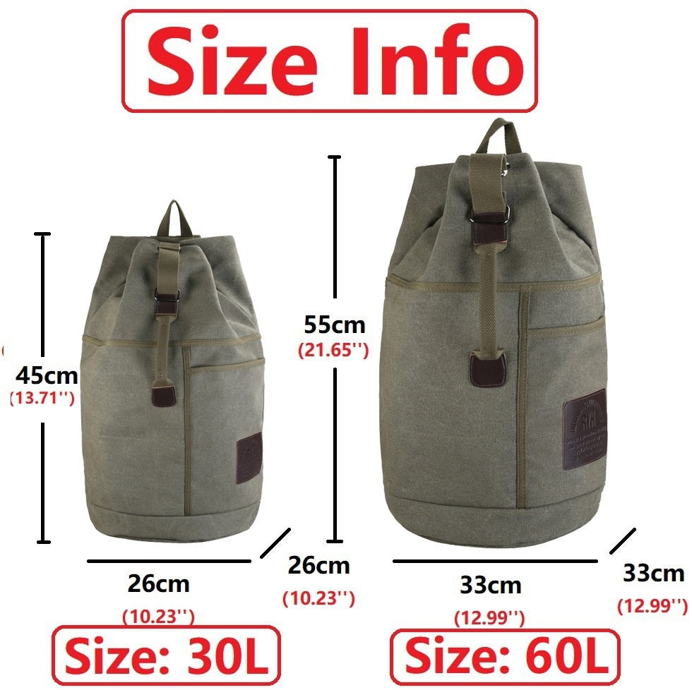 Men's Bag Outdoor Sports Bag  Rucksack Canvas Backpacks  School Bag Hiking Travel Backpacks