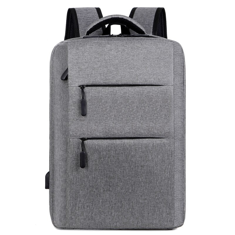 Mens Backpacks With Charging Waterproof Oxford Cloth Bag Multifunctional Laptop Rucksack Male Portable Business Bagpack