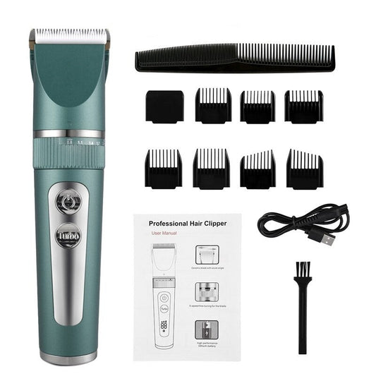 Rechargeable Electric Hair Clippers Hair Cutter Professional Barber Trimmer Razor Digital Shaver Machine
