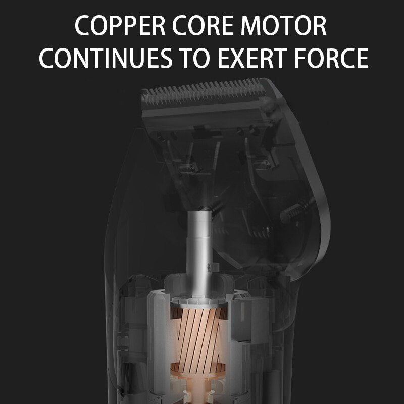 Electric Hair Clipper for Barber Fast Hair Cutter LED Display USB Charging Professional Trimmer Hair Cutting Machine Low Noise