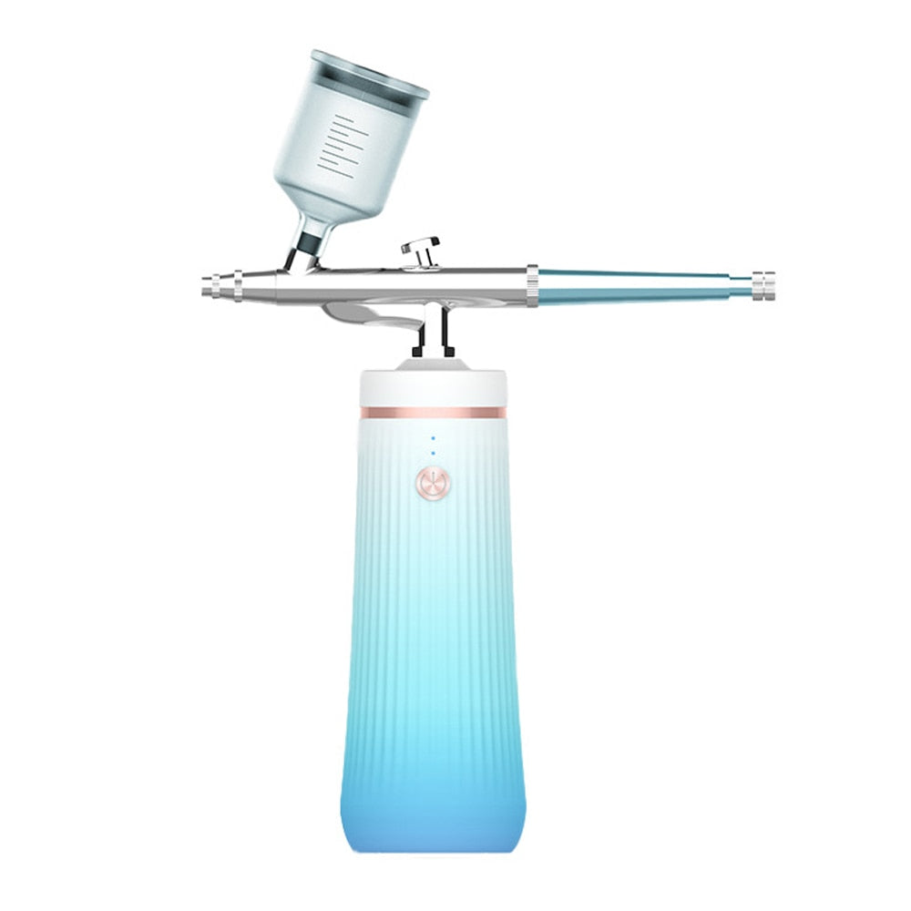 Rechargeable Facial Steamer Sprayer Nano Ionic Facial Steamer Oxygen Injection Sprayer Face Moisturizing SPA Skin Care Machine