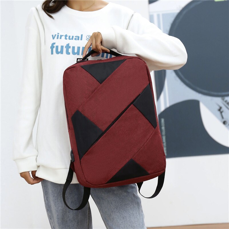 Men's Fashion Backpack Luxury Waterproof Multifunctional Business Laptop Bag For Man Usb Charging Large Bagpack