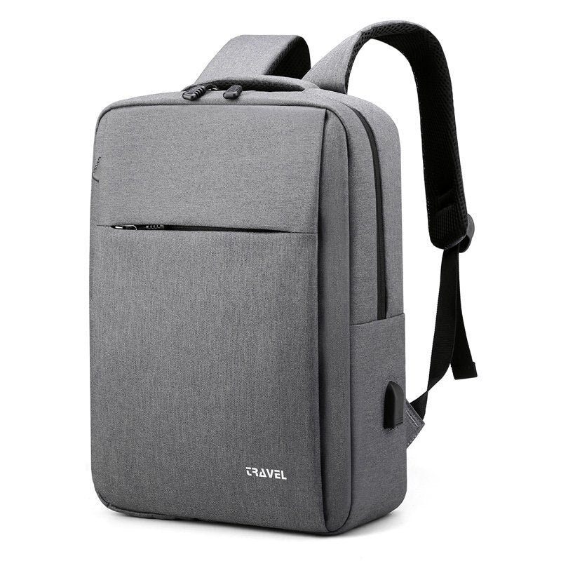 Business Mens Backpack USB Charging Waterproof Bag Multifunction Anti-theft Rucksack For Laptop 15.6 Inch Reflective Design