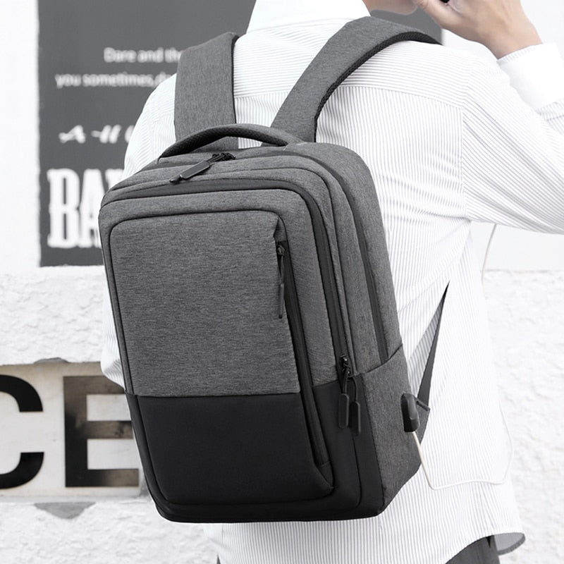 Backpack For Men USB Charging Bags For Male Multifunctional Waterproof Rucksack Laptop Bagpack  Business Casual Bag