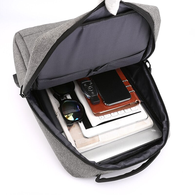 Mens Backpacks Multifunctional Waterproof Nylon Bag USB Charging  Laptop Rucksack Male Portable Business Casual Unisex Bagpack