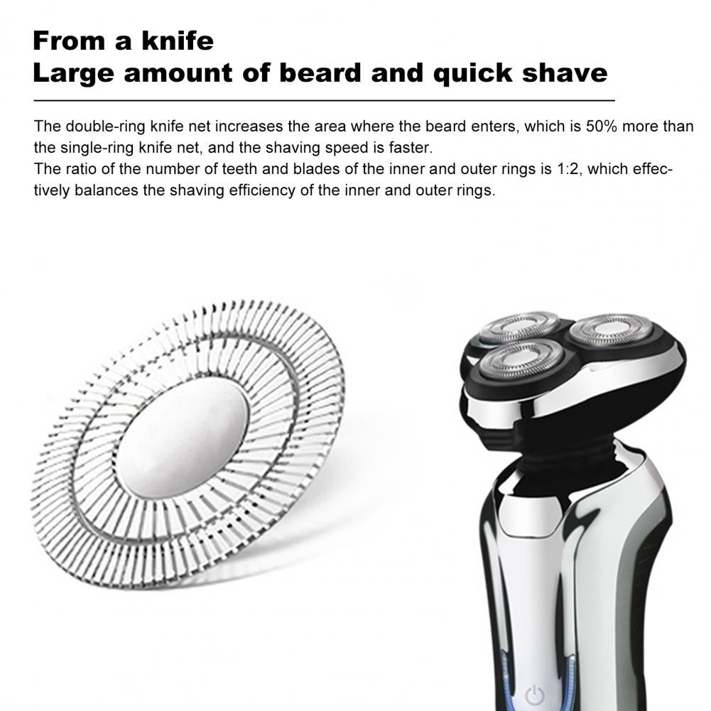 Beard Trimmer 3D Floating Rechargeable ABS Detachable Men Shaver Rechargeable 3D Floating Electric Shaving Machine Beard Trimmer