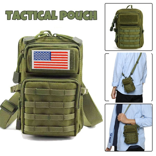 Multipurpose Waterproof Outdoor Tactical Waist Bag Hiking Travelling Sling Backpack Waist Packs Shoulder Bag Pouch