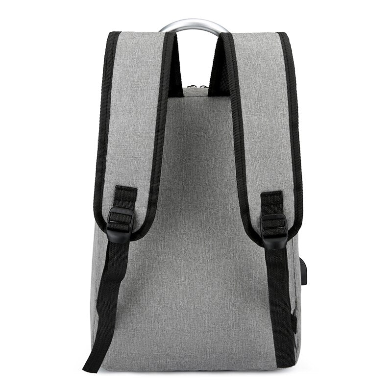 Mens Backpacks Multifunctional USB Charging Bag Waterproof Oxford Cloth Rucksack Male Portable Business Casual Laptop Bagpack