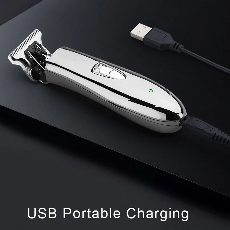 Hair Cutting Machine Ceramic Blade Low Noise Adult Kid Haircut Professional Hair Clipper Men's Barber Beard Trimmer Rechargeable