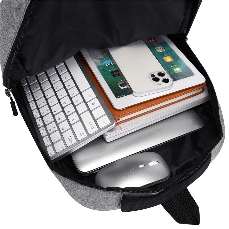 Men's Fashion Backpack Luxury Waterproof Multifunctional Business Laptop Bag For Man Usb Charging Large Bagpack