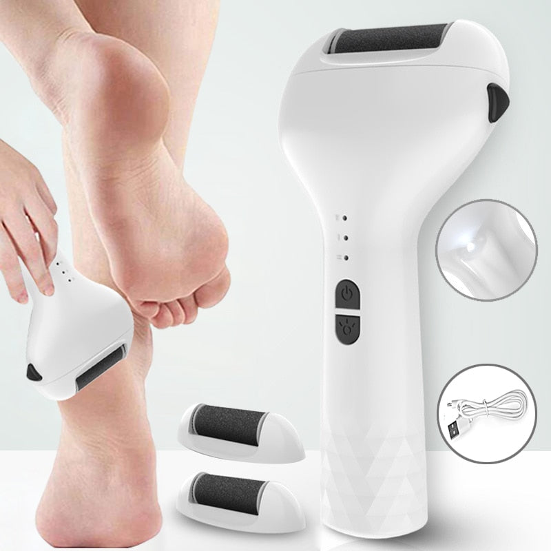 USB Charging Hard Dry Skin Cuticle Cocoon Removal Portable Electric Foot Grinder Care Sharpener File Professional Pedicure Tool