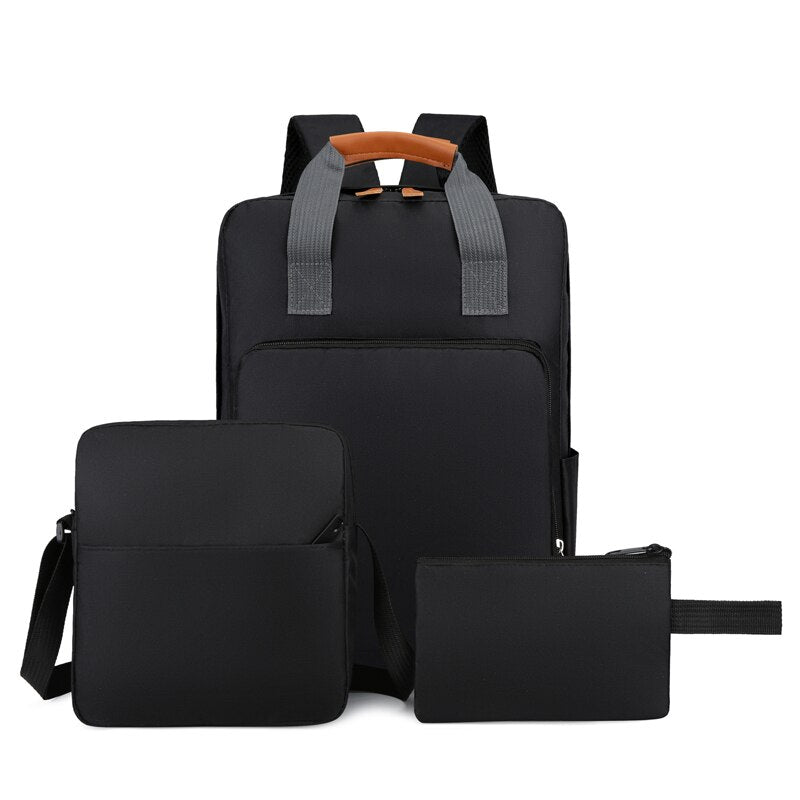 Business Casual Backpacks For Men Waterproof Oxford Cloth Bag Male Multifunction Portable Laptop Rucksack Unisex Bagpack