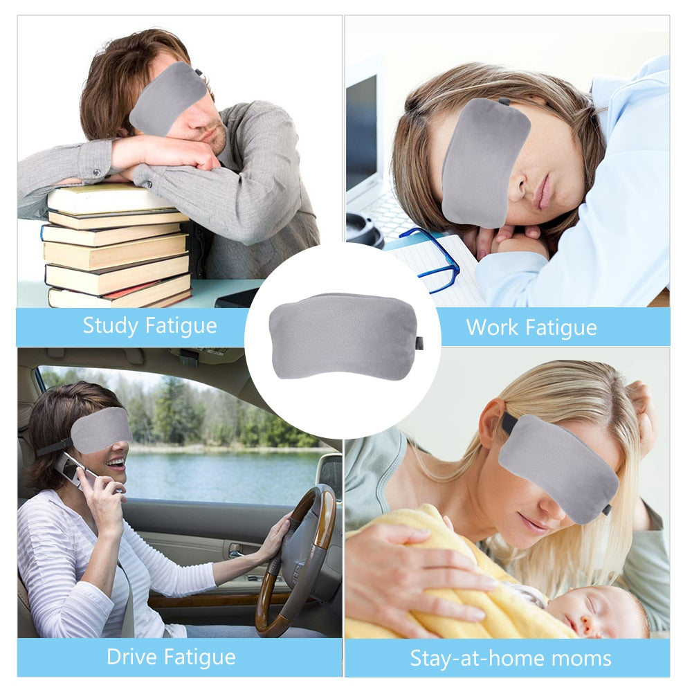 Heated Eye Mask Cold & Warm Eye Compress Aroma Treatment Dry Eyes Dark Circles Eye Bags Stye Headache Reliever Sleep Aid