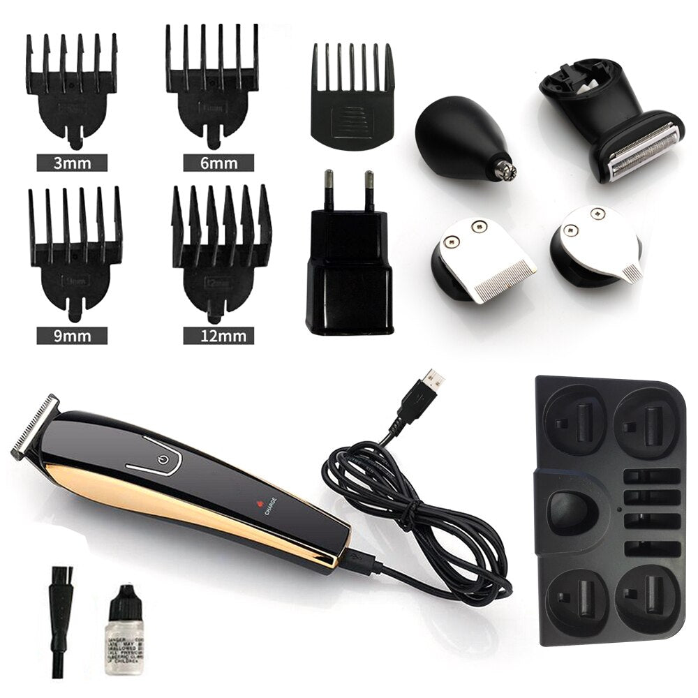 Electric Shavers for Men Waterproof Electric Trimmer Razor Wet & Dry Use Rechargeable Battery Rotary Shavers Machine Shaving