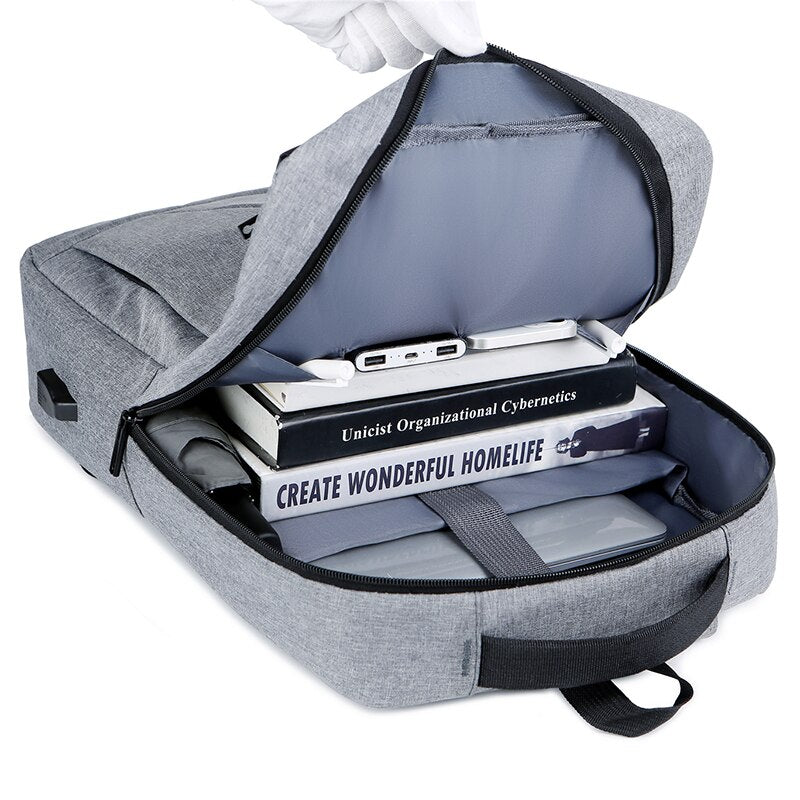 Man Backpack USB Charging Bags For Male Multifunctional Waterproof Rucksack Business Laptop Bagpack Urban Casual Backpack