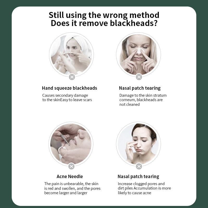 Blackhead Remover Vacuum Acne Pimple Black Spot Suction Instrument Cleaner Electric Beauty Pore Exfoliating Skin Care