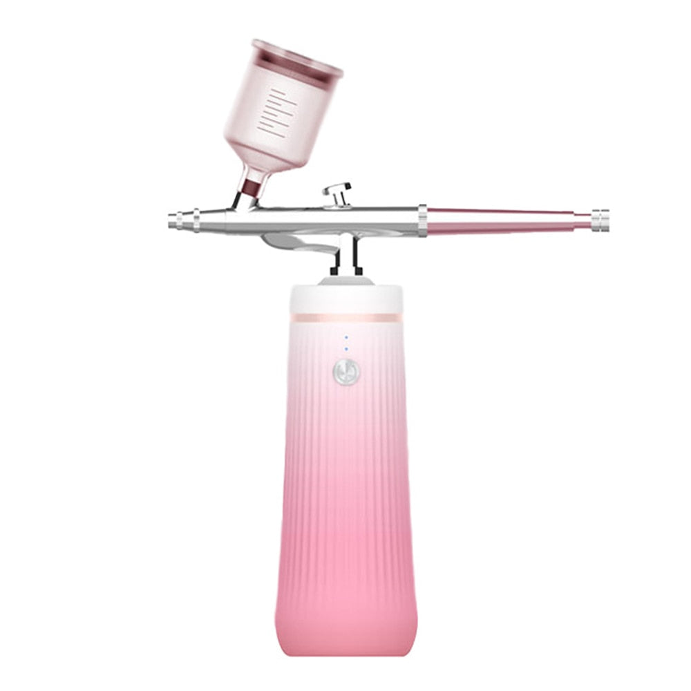 Rechargeable Facial Steamer Sprayer Nano Ionic Facial Steamer Oxygen Injection Sprayer Face Moisturizing SPA Skin Care Machine