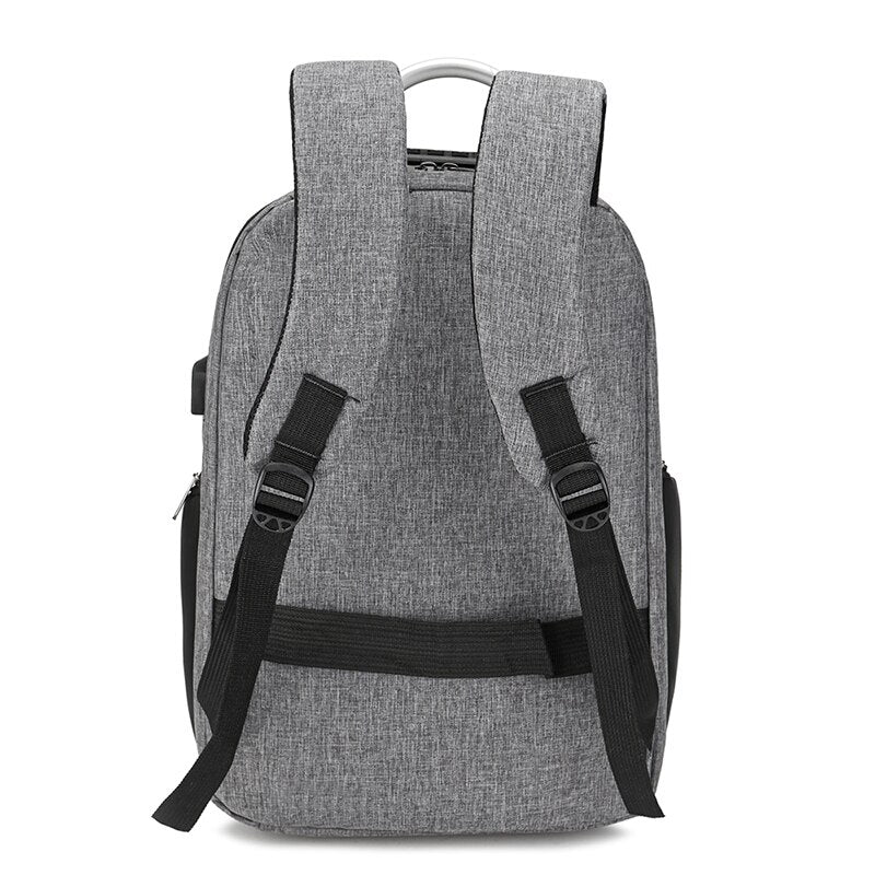 Men's Backpack Business Multifunctional USB Charging Notebook Bag For 15.6 Inch Casual Waterproof Backbag For Man